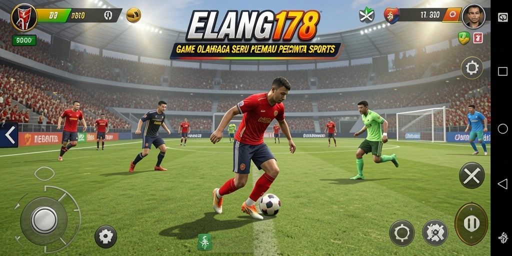 Tampilan gameplay ELANG178 yang mendebarkan dalam pertandingan olahraga.
