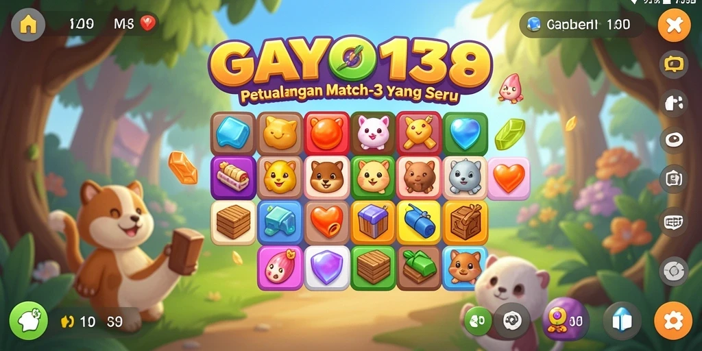 Tampilan gameplay seru dan tantangan menarik di GAYO138.