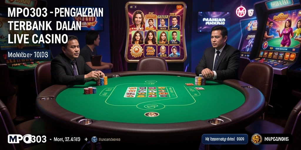 Tampilan gameplay menarik dari MPO303 dengan dealer live yang profesional.