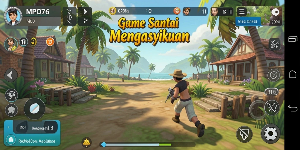 Tampilan menarik gameplay MPO76 yang menyenangkan.