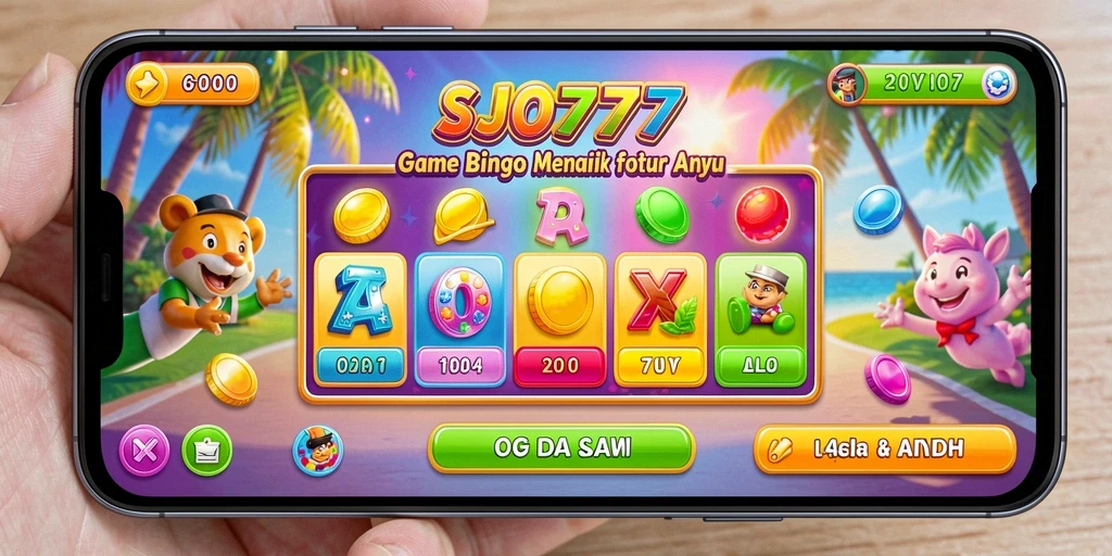 Screenshot utama SJO777 menunjukkan pengalaman bermain Bingo yang seru.