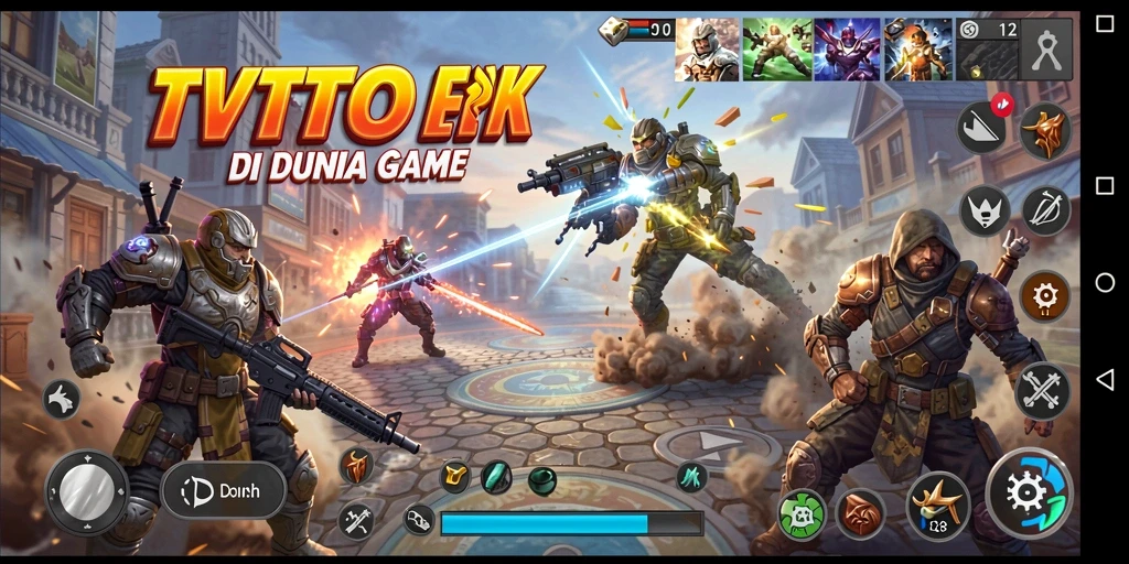 Tangkapan layar <strong>TVTOTO</strong> menampilkan aksi pertarungan yang mendebarkan.