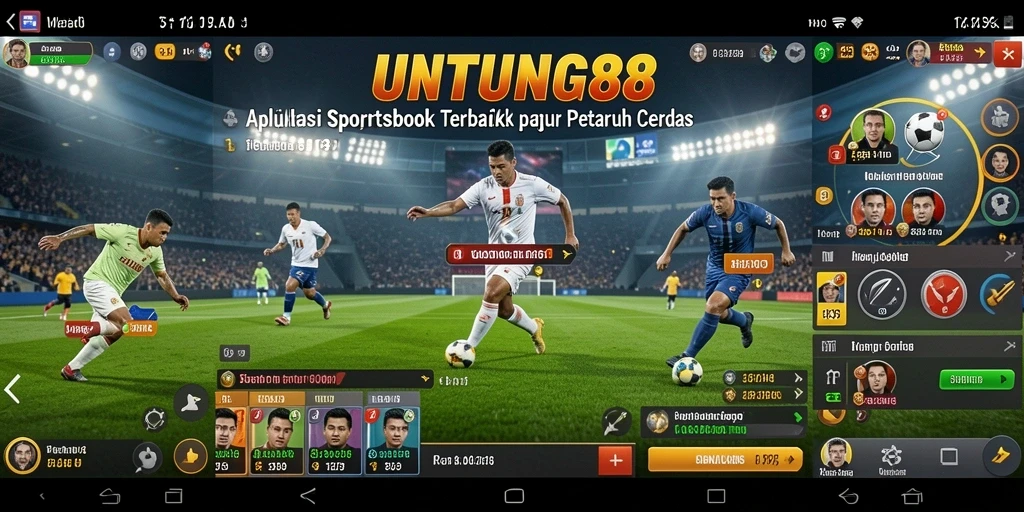 Screenshot menampilkan antarmuka taruhan olahraga UNTUNG88 yang menarik.